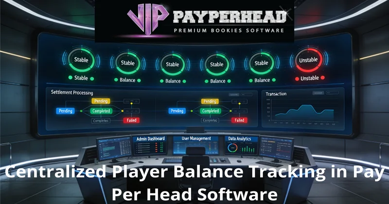 player balance tracking in pay per head software